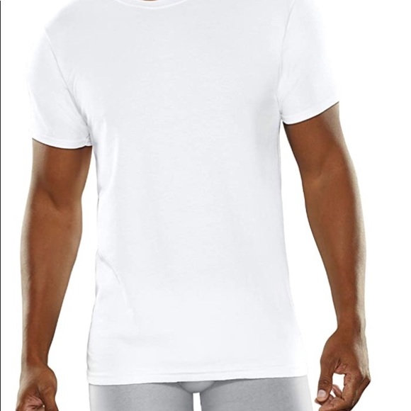 NWOT Mens 3-Pack Breathable Crew T-Shirt - Picture 4 of 5